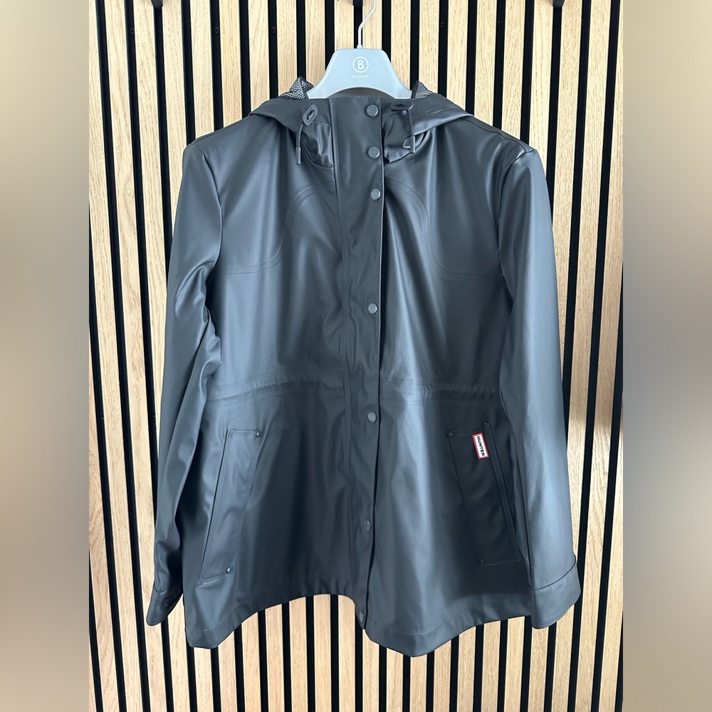 NWT Hunter Womens LW Rubberised Jacket Black Large